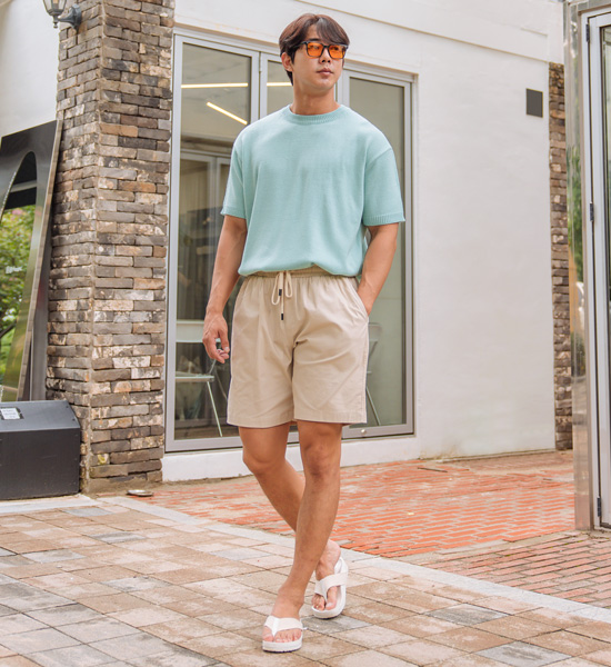 (L-5XL)<br>헤이미쉬 短袖针织品