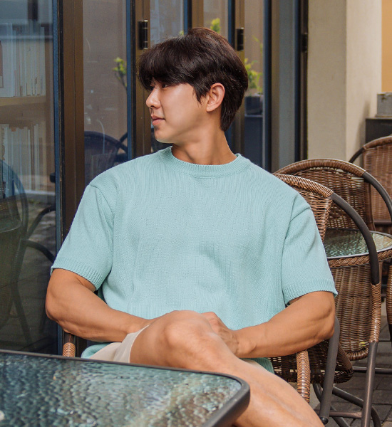 (L-5XL)<br>헤이미쉬 短袖针织品