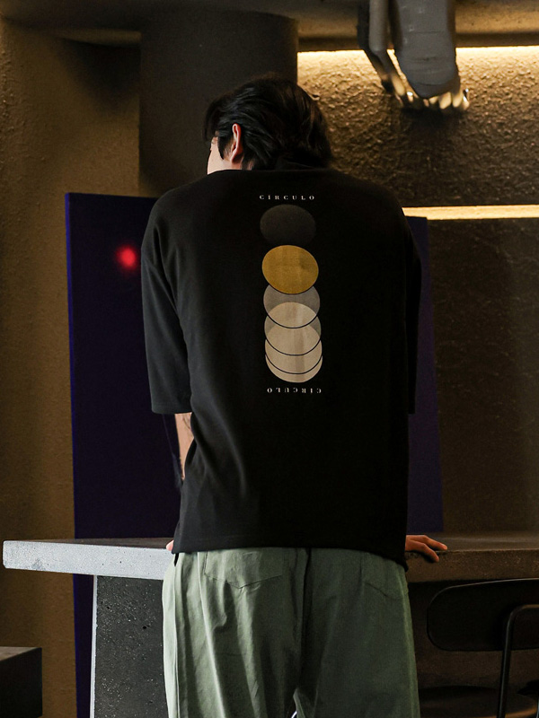 (XL-6XL)<BR>투톤써클로 短袖T恤