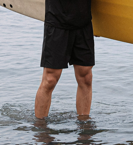 (L-5XL)<BR>파다부 松紧带短裤