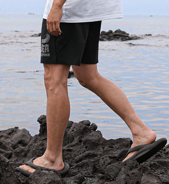 (L-5XL)<BR>파다부 松紧带短裤