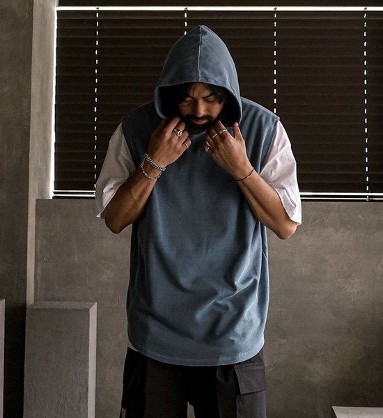 (XL-4XL)<br>스토퍼리 颜料 후드나시