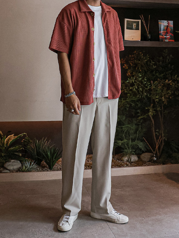 (XL-4XL)<BR>워터폴 반팔가디건
