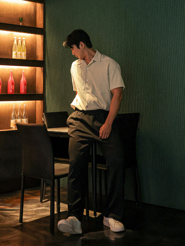 (XL-4XL)<br>포스클 시어서커 短袖衬衫