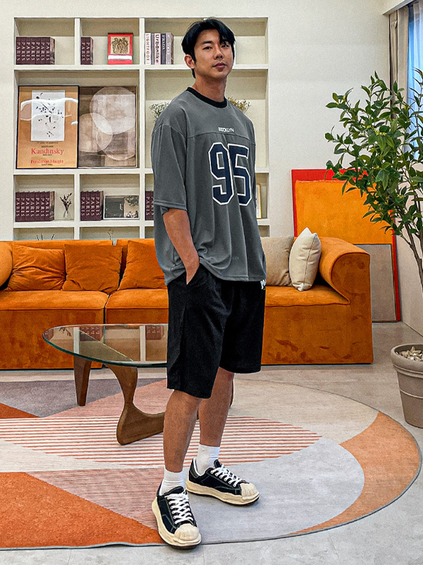 (XL-4XL)<br>난디망 松紧带短裤