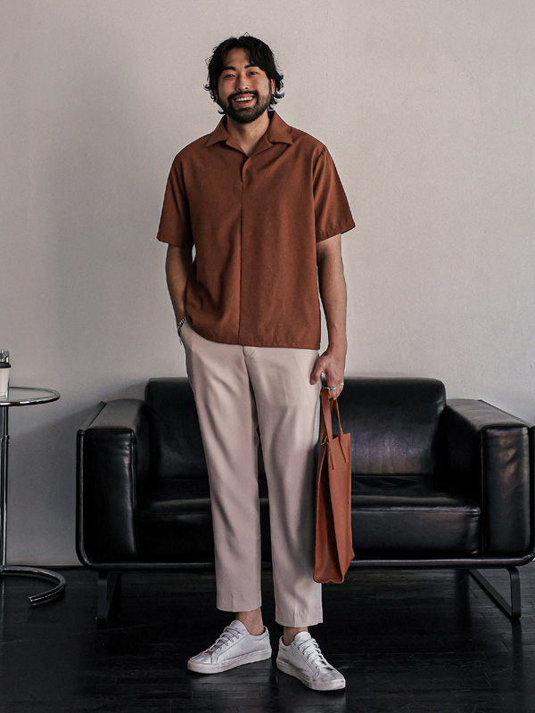 (L-5XL)<BR>자니콜 开领 短袖T恤