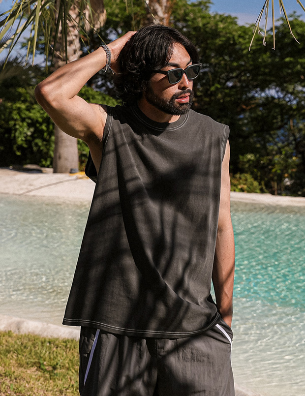 (L-5XL)<BR>머렐스 颜料 背心