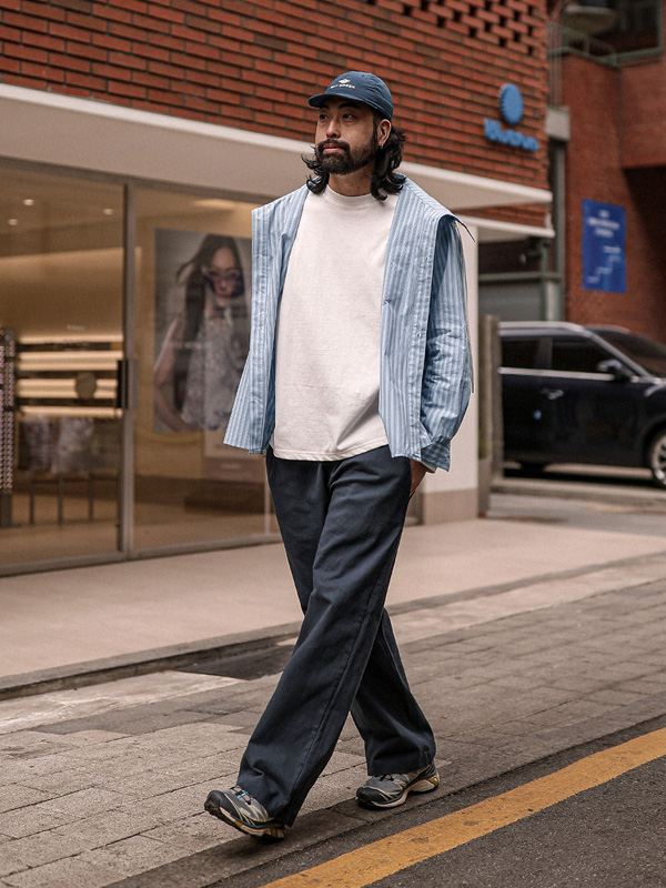 바크마 条纹 连帽衫