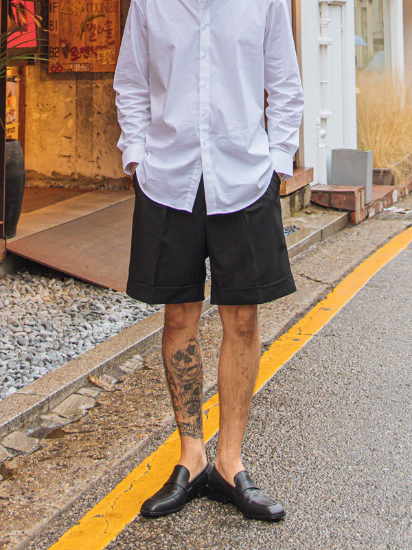 <br><font color="#fd0303">[365SALE]</font><br><font color="#2046a7">★교환/반품불가★</font><BR>스몰란 后松紧带 短裤