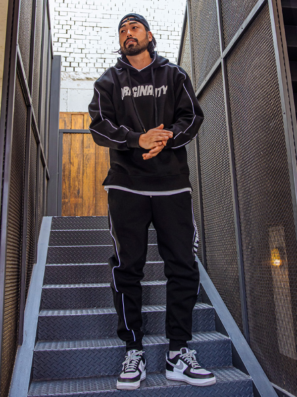 (L-5XL)<BR>그때 헤어지면 돼 运动服裤子