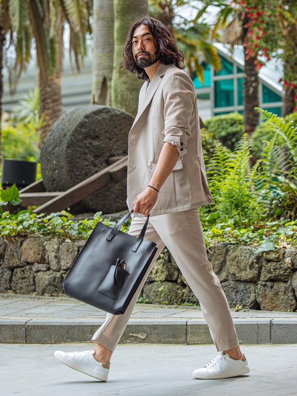 (S-6XL)<BR>요카나 休闲西服(7단)+사그라다 宽松长裤(7단)