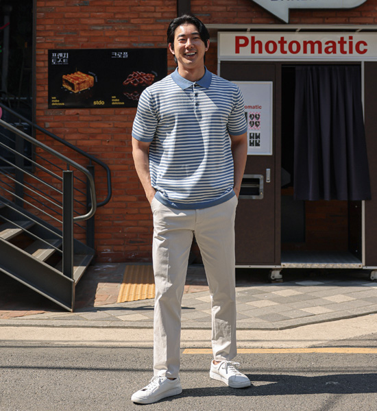 (L-6XL)<br>쇼츠카라반팔니트