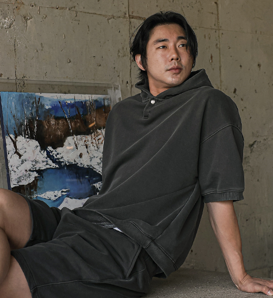(XL-6XL)<br>로나이프 短袖连帽衫