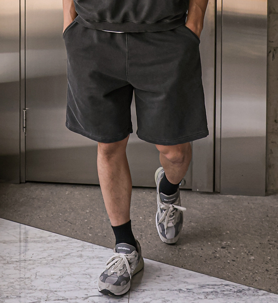 (3XL-6XL)<BR>로나이프 短袖连帽衫+스턴하버 松紧带短裤