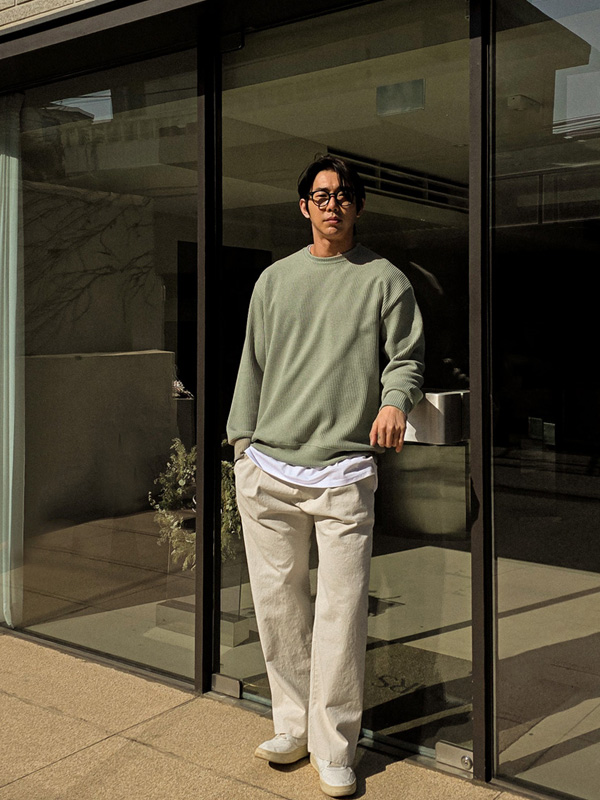 (XL-5XL)<BR>하브린 와플맨투맨