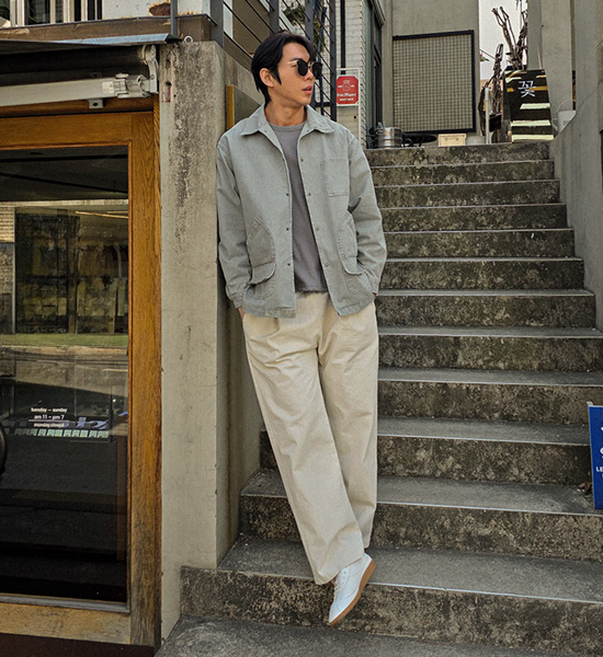 앙티브 工作夹克