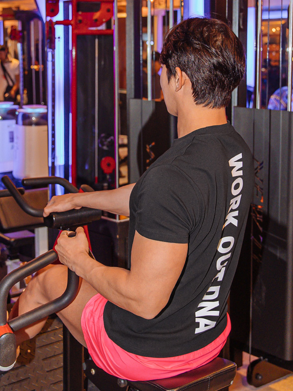 (L-6XL)<br>라나오 埃科隆 肌肉紧身的短袖连体衣<br><font color="#072c81"><B>[ W.DNA ]</B></font>