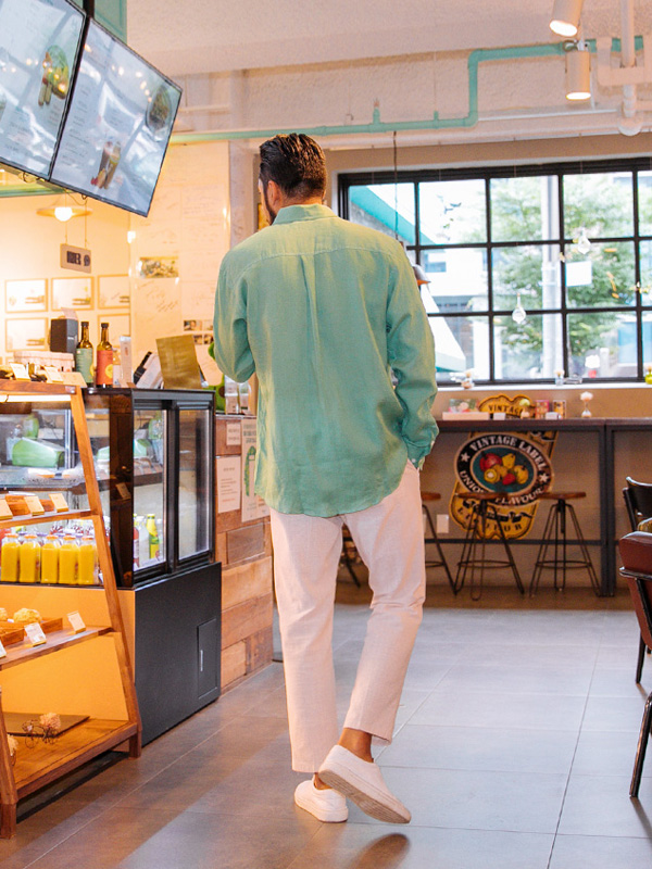 (M-5XL)<br>세가지소원 衬衫 <br><font color="#098a09"><B>选择长度 (基础,长款+8cm)</B></font>