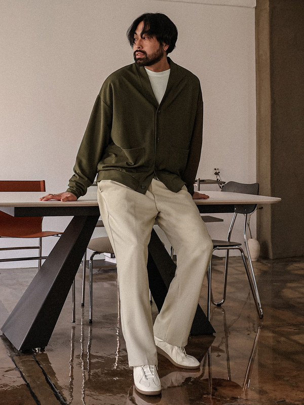 (L-5XL)<BR>고린드로 标准配合 松紧带宽松裤 66