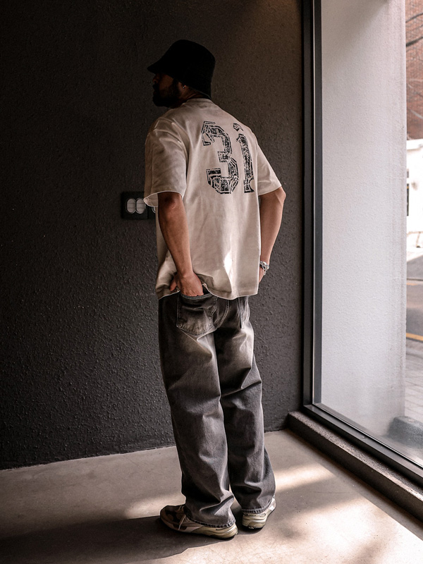 (XL-6XL)<BR>크로리버 短袖T恤 7050