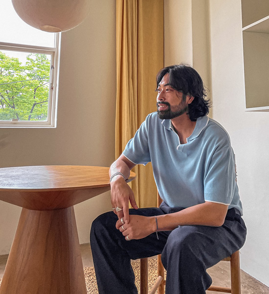 (L-5XL)<br>라타리 开领 短袖针织品<br><font color="#fb5ec9"><B>[1+1]</B></font>