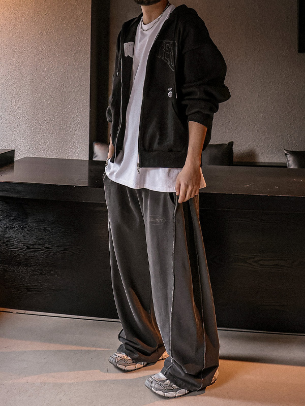 (XL-4XL)<br>미노로트 广泛适用 颜料 松紧带裤