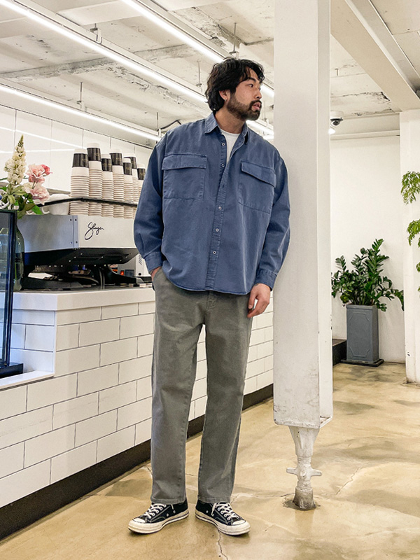 (L-5XL)<BR>이르마 颜料 衬衫