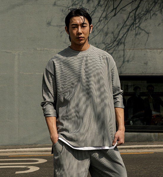 (L~5XL)<br>노어턴 长袖t恤 K2422