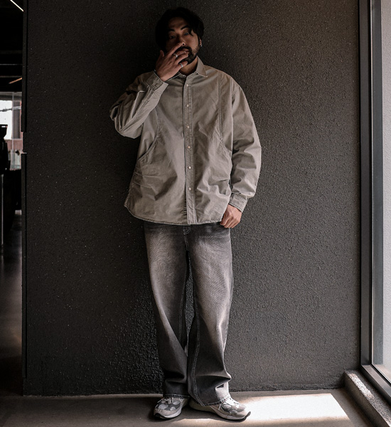 (S-6XL)<br>로더스비 半宽配合 牛仔裤 #05