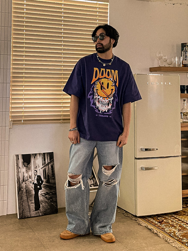 (XL-6XL)<BR>아자도크 短袖T恤