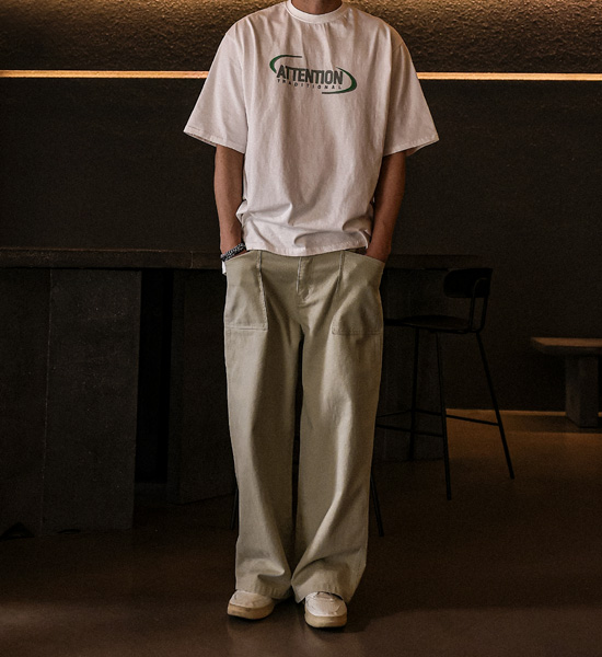 (XL-6XL)<BR>피더라츠 颜料 短袖T恤
