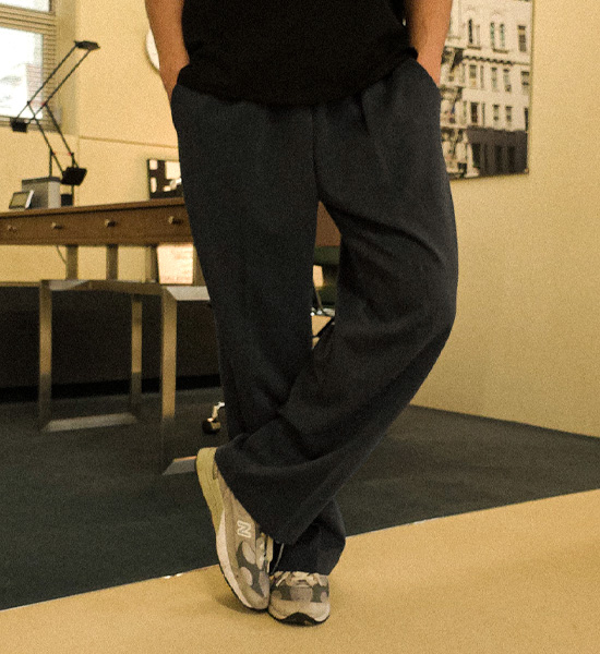 (XL-6XL)<BR>마모린 半宽配合 松紧带宽松裤