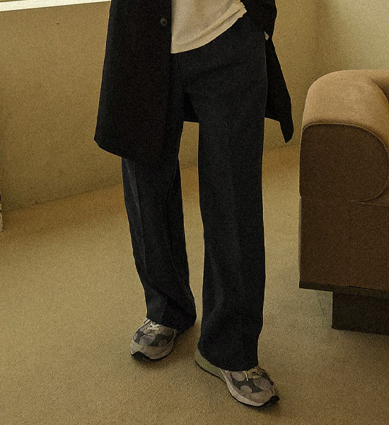 (XL-6XL)<BR>마모린 半宽配合 松紧带宽松裤