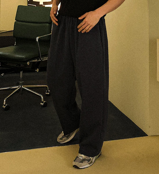 (XL-6XL)<BR>마모린 半宽配合 松紧带宽松裤