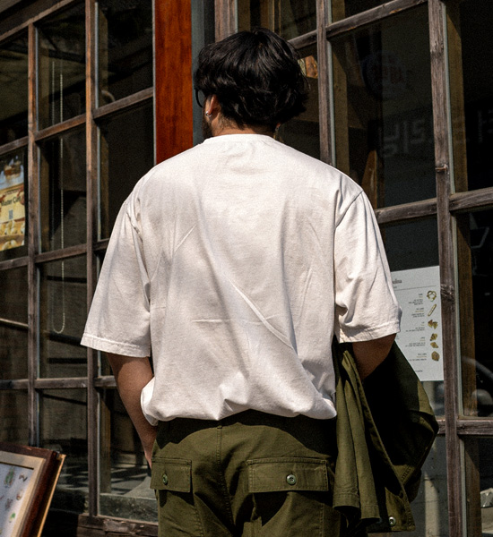 (XL-6XL)<BR>노티그로 颜料 短袖T恤