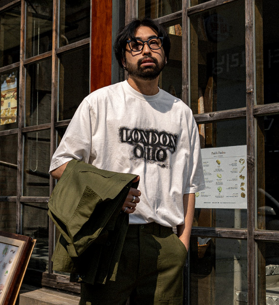 (XL-6XL)<BR>노티그로 颜料 短袖T恤