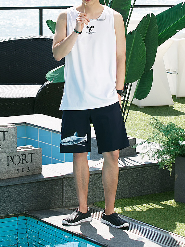 (M-5XL)<BR>보이즈 샤크 唤醒裤