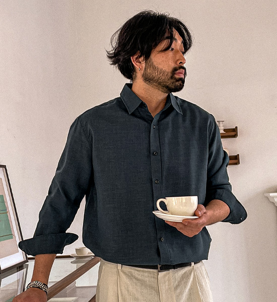 (L-5XL)<BR>스털링 衬衫