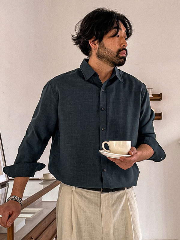 (L-5XL)<BR>스털링 衬衫