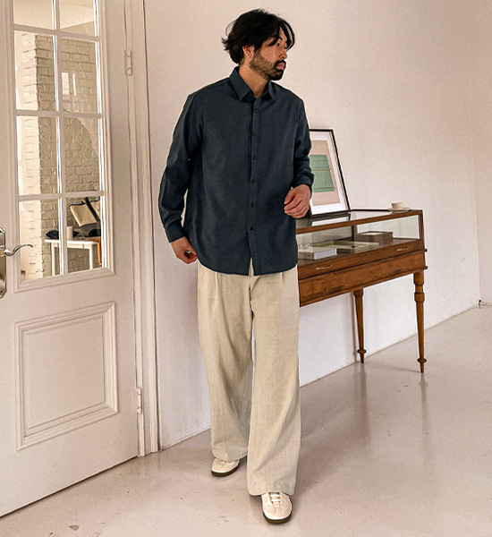 (L-5XL)<BR>스털링 衬衫