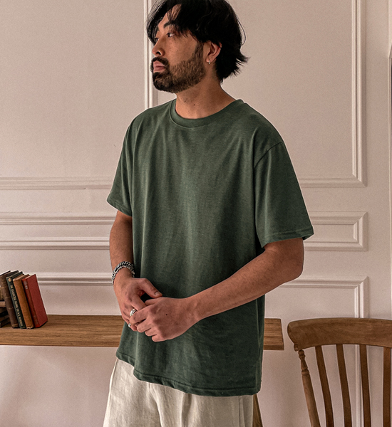 (M-6XL)<br>옹기종기 圆形短袖连体衣 <br><font color="#098a09"><B>选择长度 (基础,长款+6cm)</B></font>