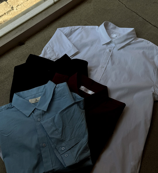 (M~5XL)<br>안드로 短袖衬衫