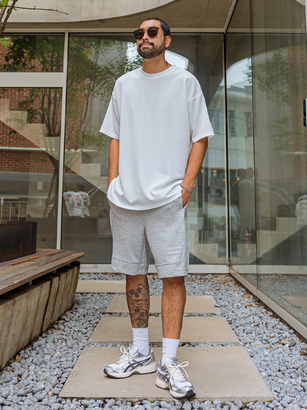 (L-2XL)<BR>하카 松紧带短裤 9013