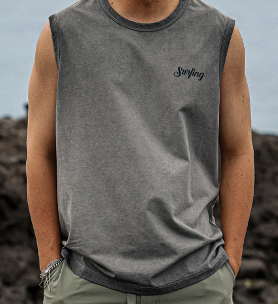 (XL-6XL)<BR>무킨퍼 颜料 背心