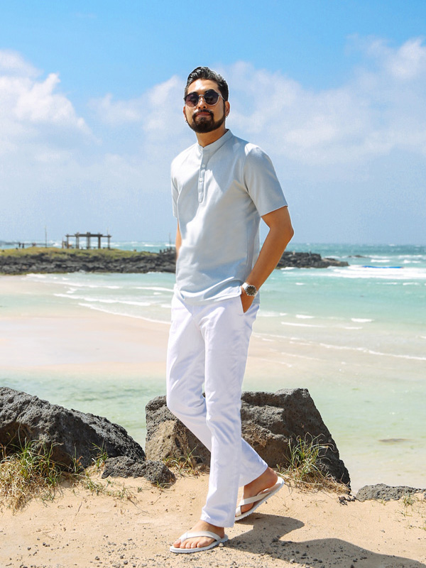 (M-2XL)<BR>튜일레리 氨纶棉质裤子 <br><font color="#098a09"><B>选择长度 (基础,长款+10cm)</B></font>