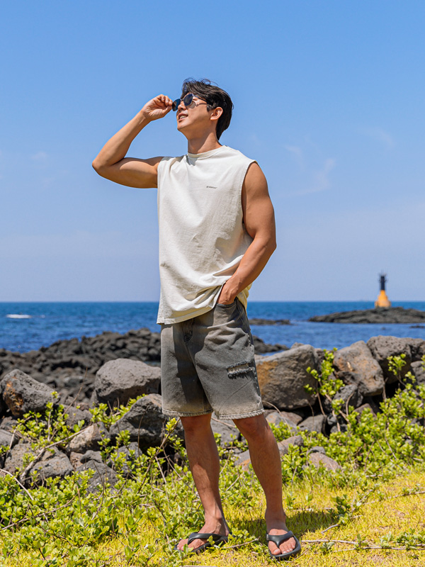 (3XL-6XL)<br>그라디언트 颜料 背心