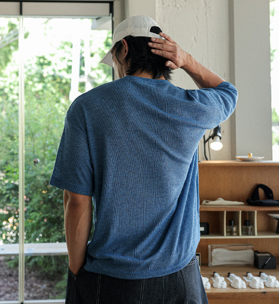 (2XL-5XL)<BR>타즈하 린넨반팔티