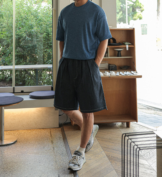 (2XL-5XL)<BR>타즈하 린넨반팔티