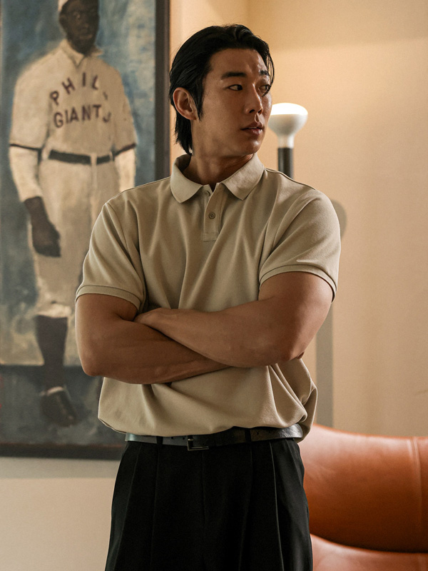 (L-5XL)<br>덴트러머 短袖领衬衫