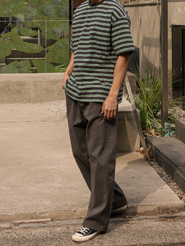 (XL-4XL)<br>미도트라 半宽配合 松紧带裤